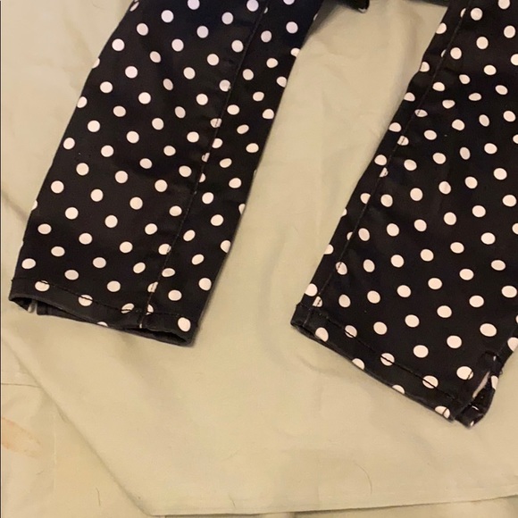 Black polka dot pants - Picture 2 of 3